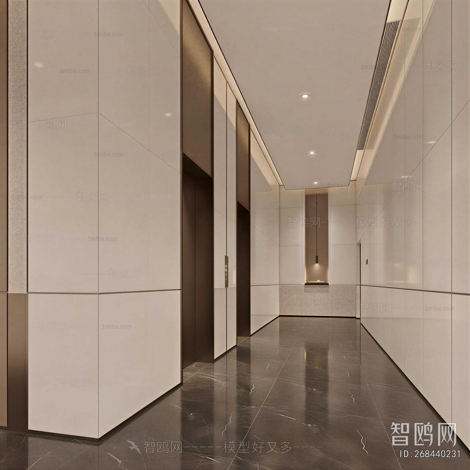 Modern Corridor/elevator Hall