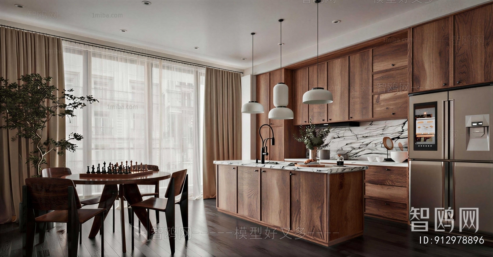 Modern Open Kitchen