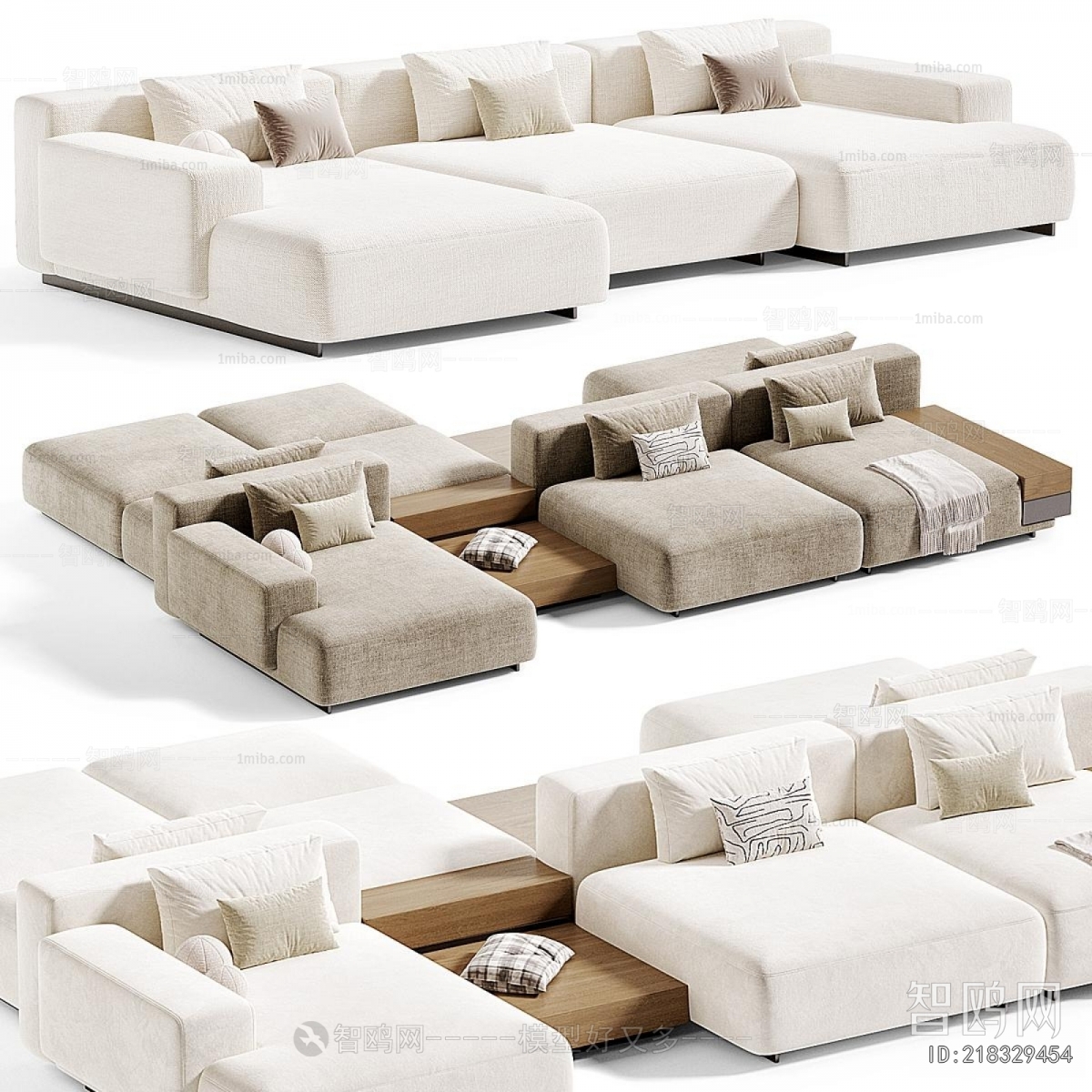 Modern Multi Person Sofa