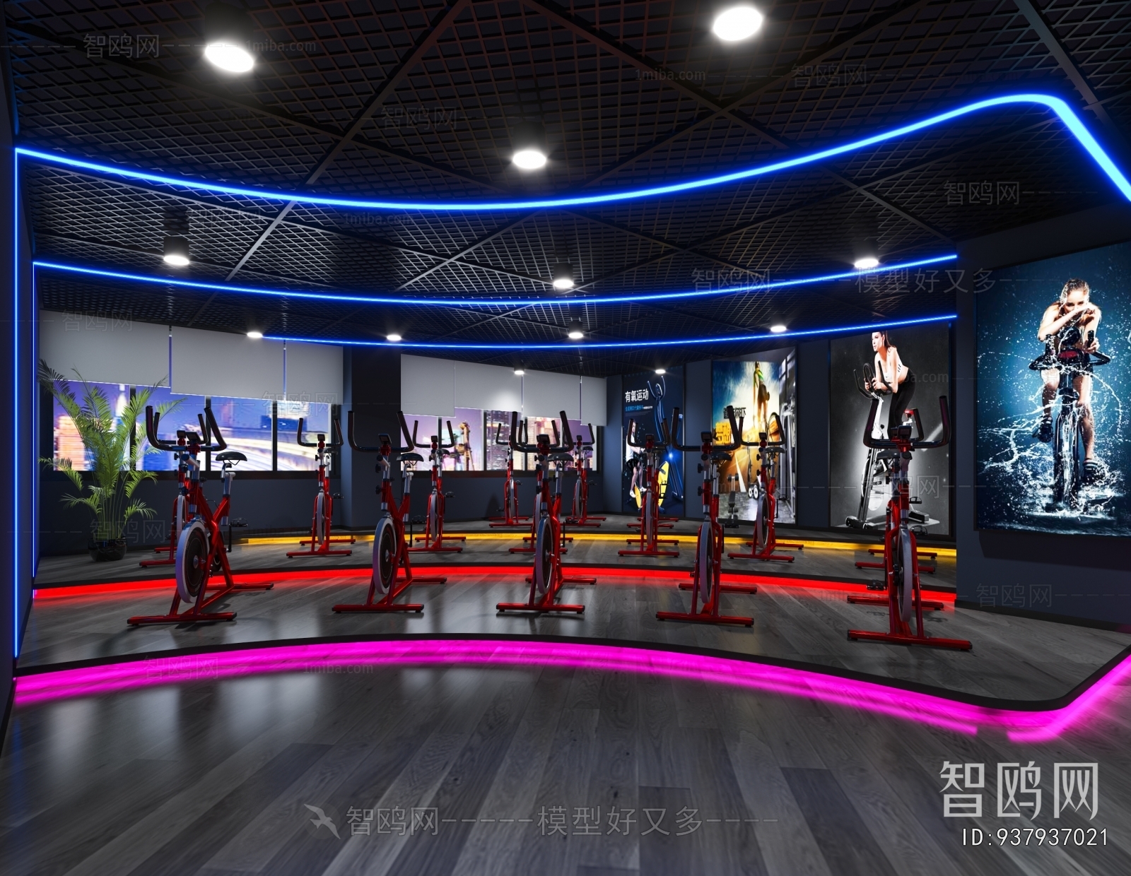 Industrial Style Gym