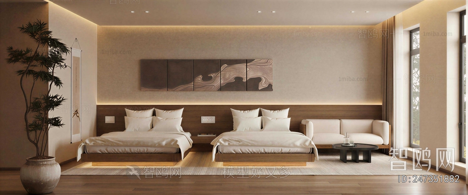 New Chinese Style Guest Room