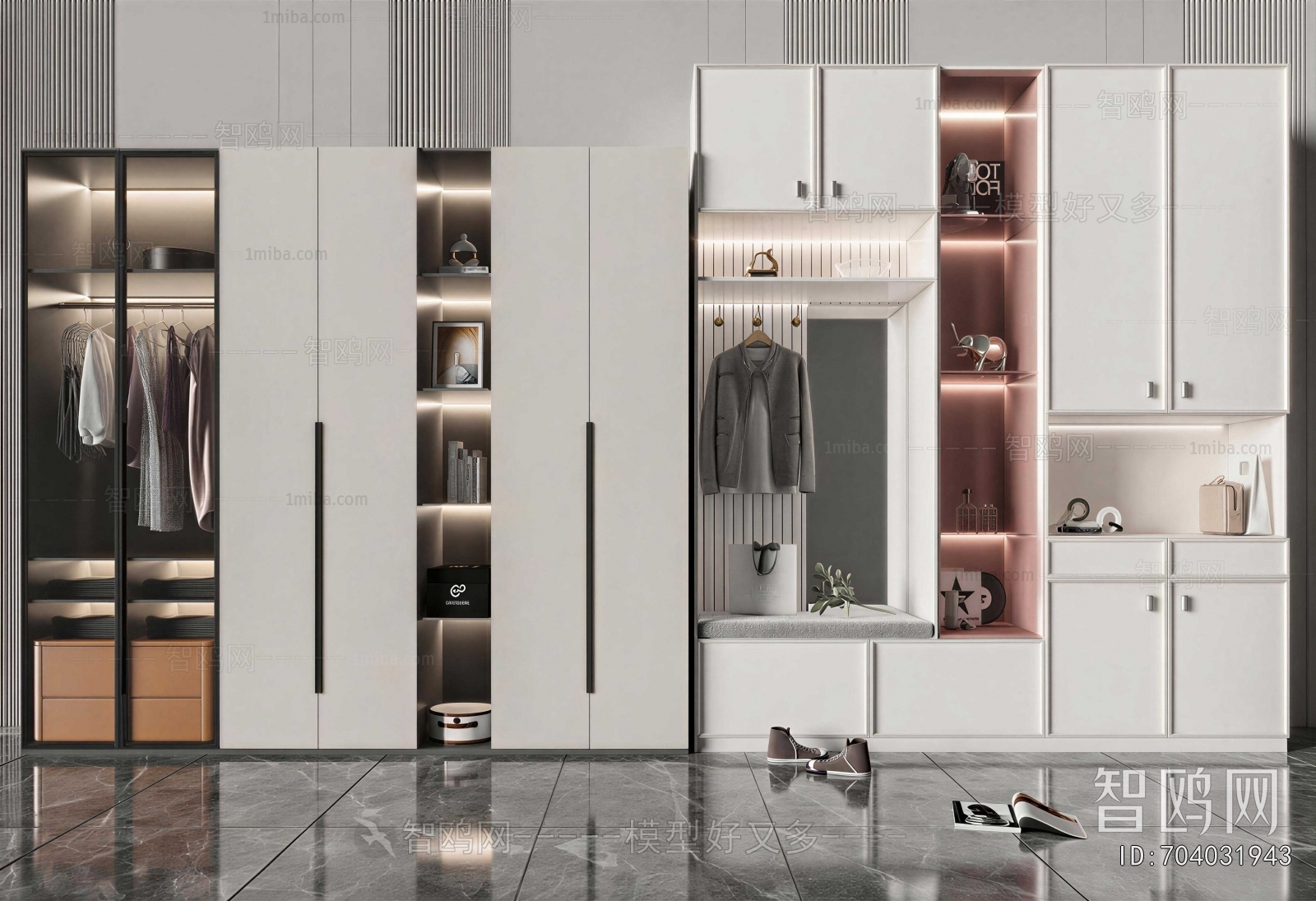 Modern Shoe Cabinet
