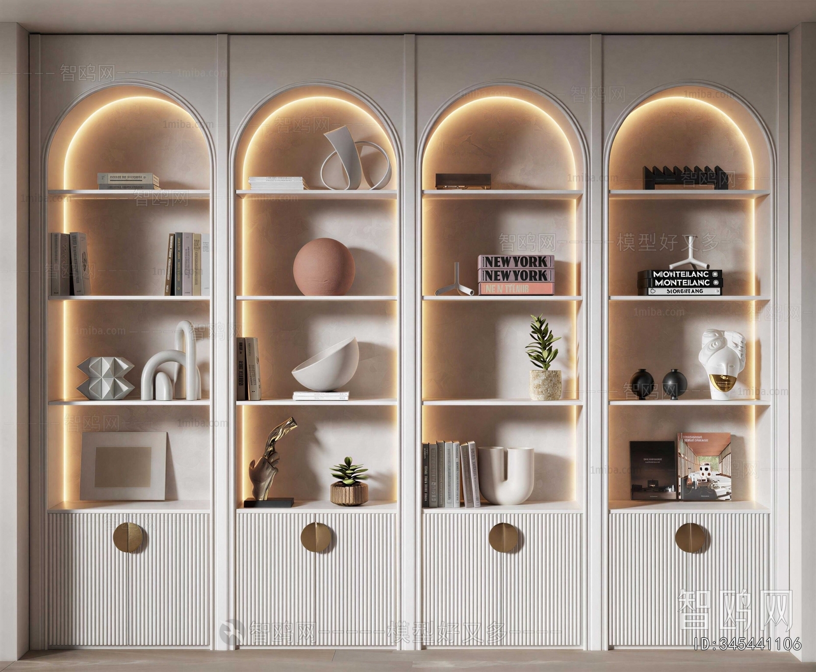 French Style Bookcase