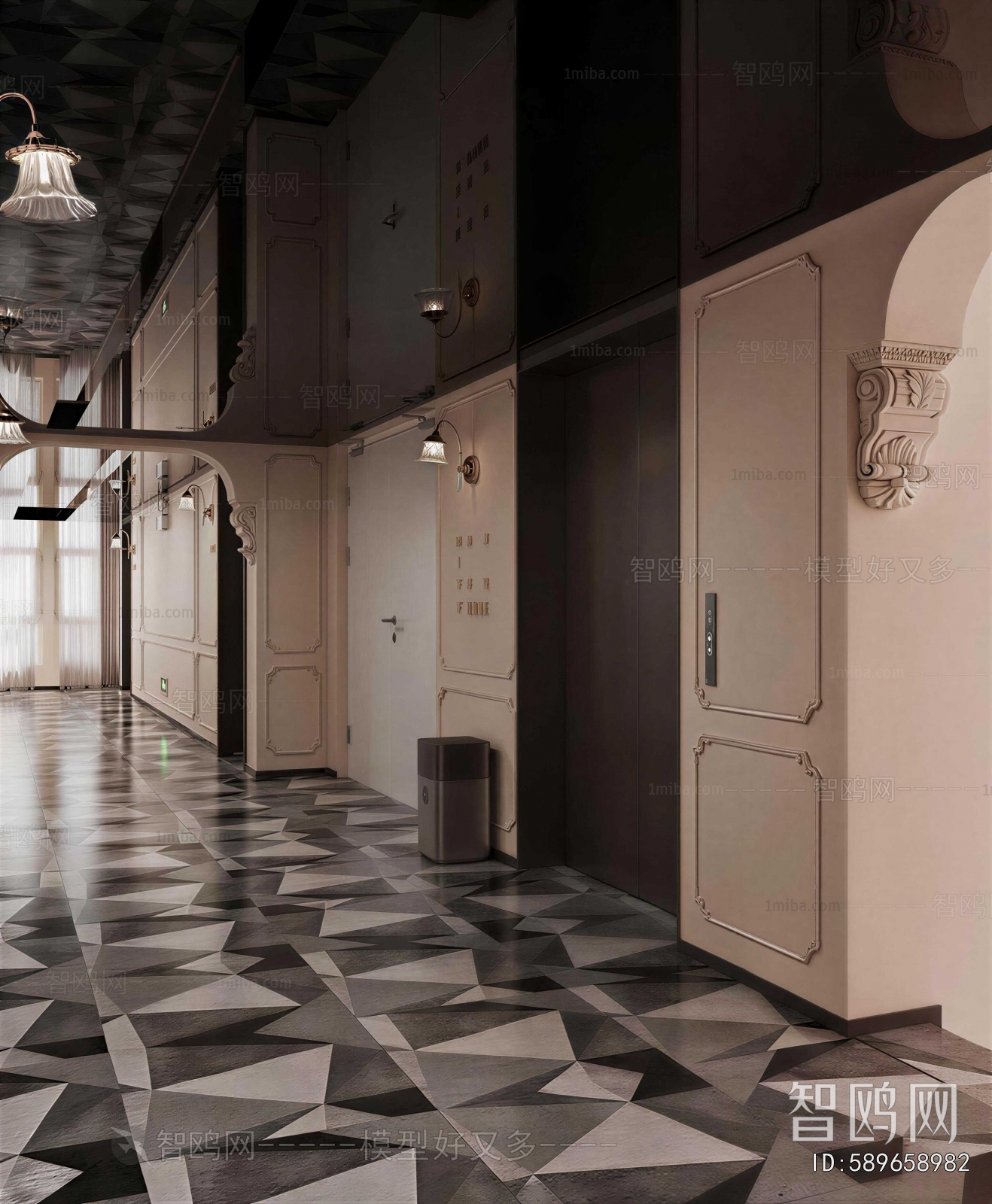 French Style Corridor