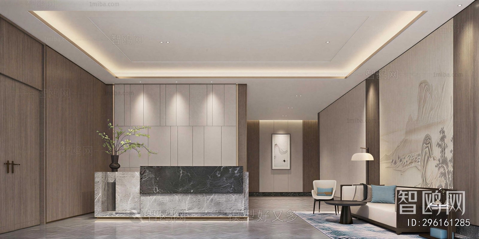 New Chinese Style Lobby Hall