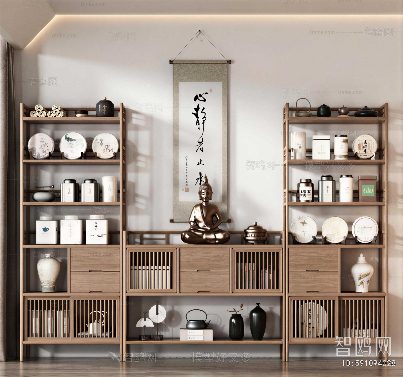 New Chinese Style Antique Rack