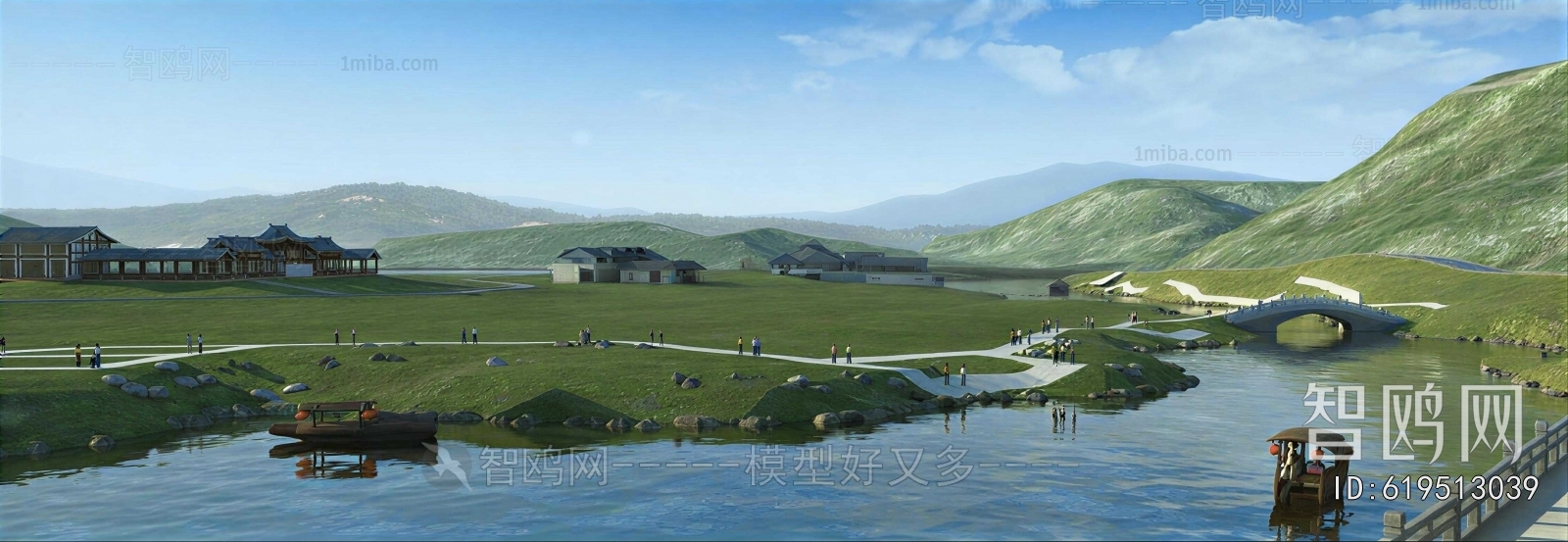 Chinese Style Park Landscape
