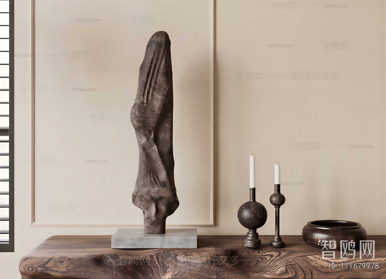 Wabi-sabi Style Sculpture