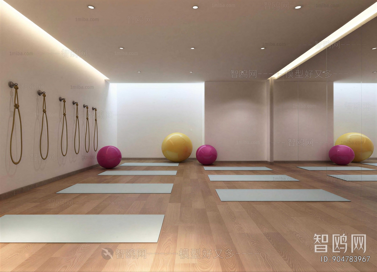 Modern Yoga Room