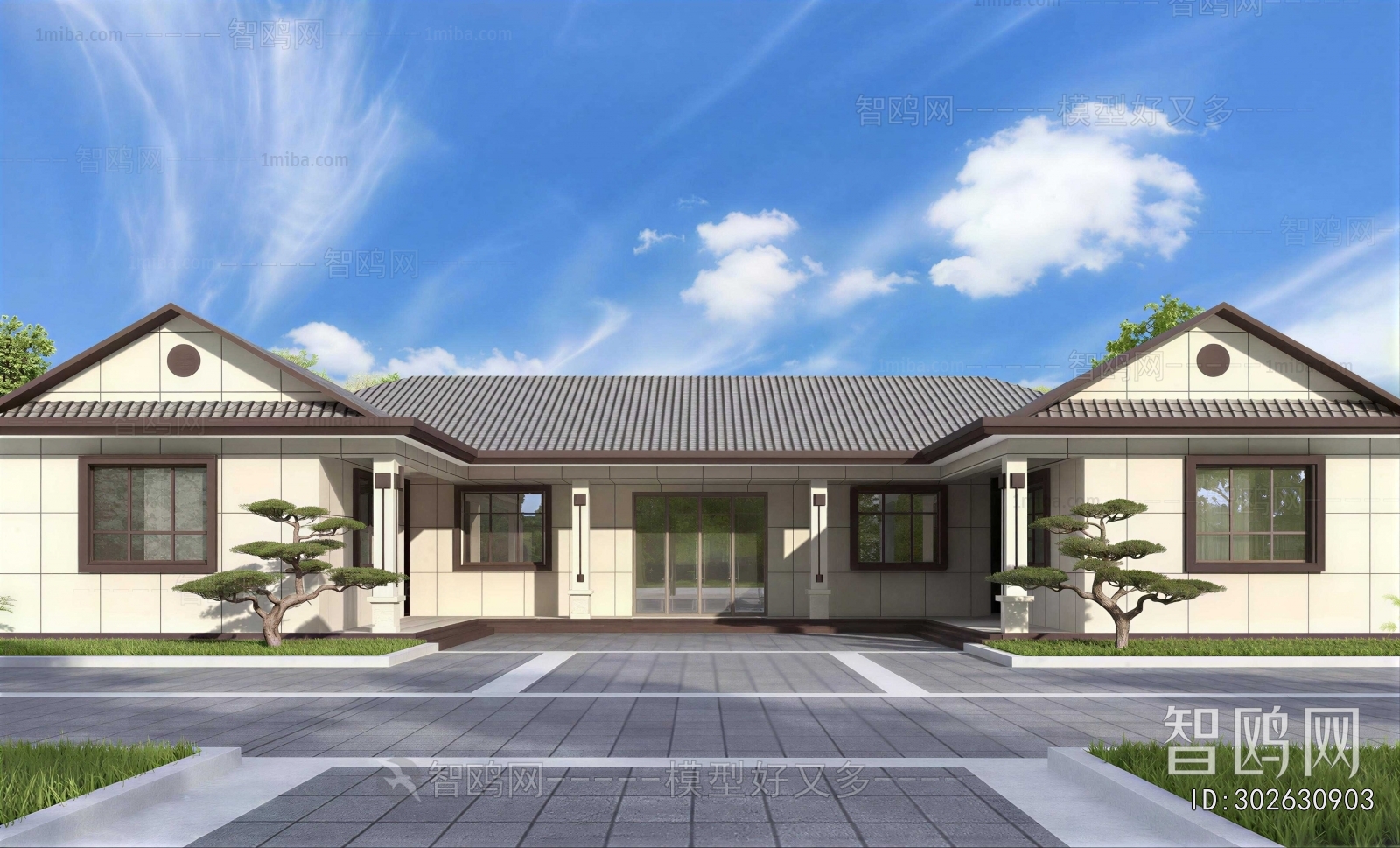 New Chinese Style Detached Villa
