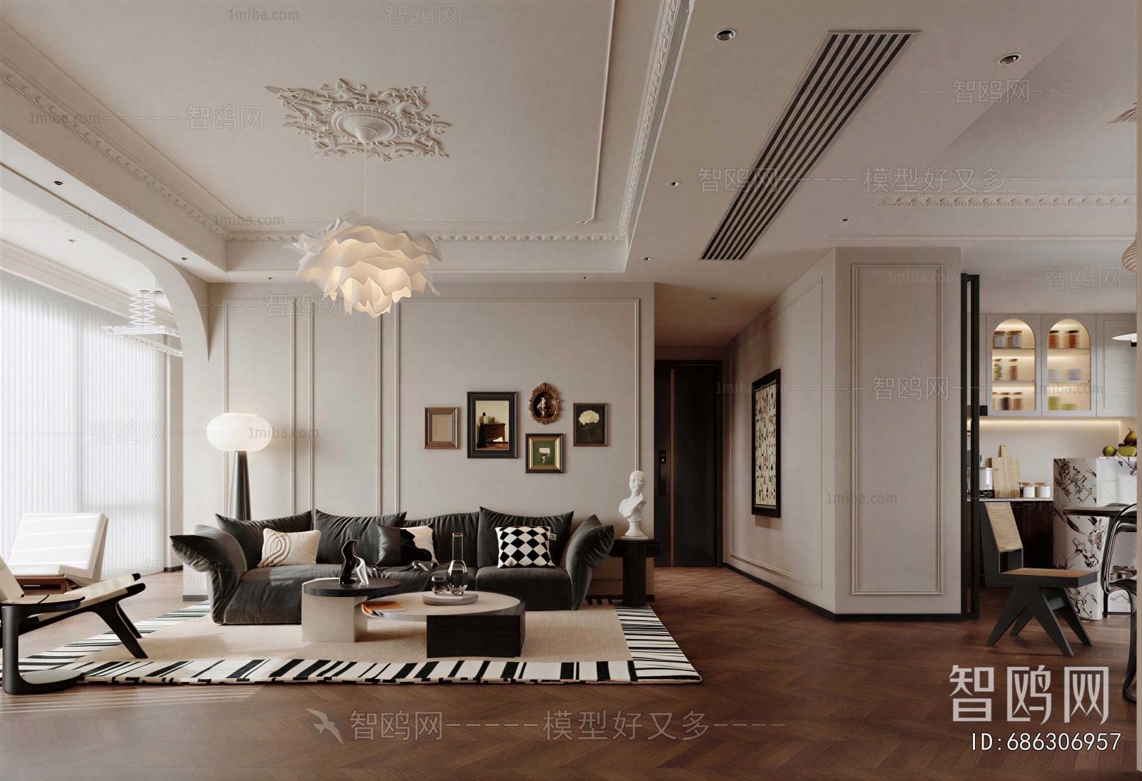 French Style A Living Room
