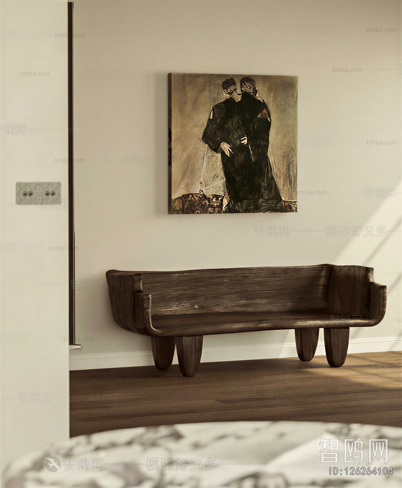 Wabi-sabi Style Lounge Chair