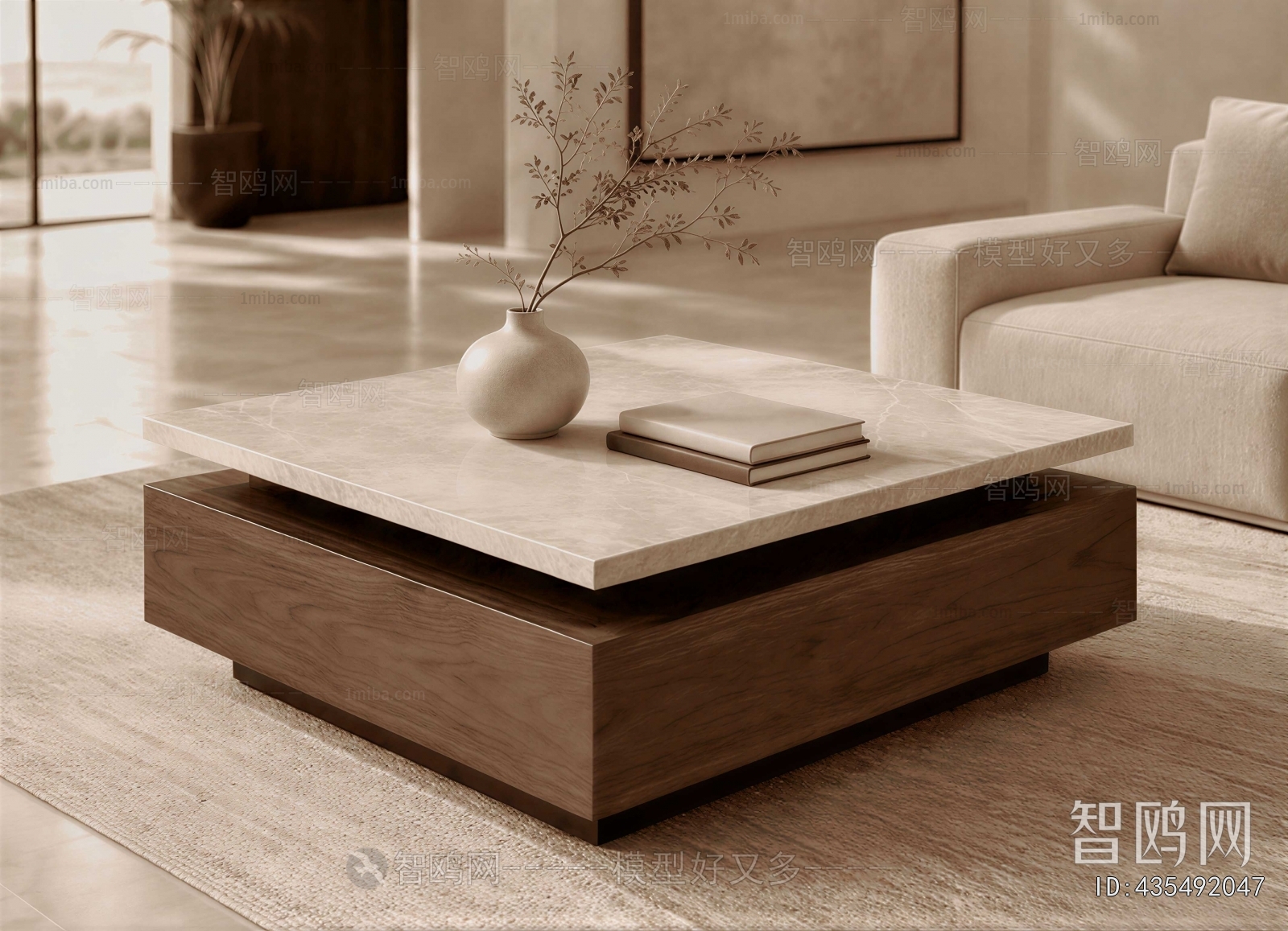 Wabi-sabi Style Coffee Table