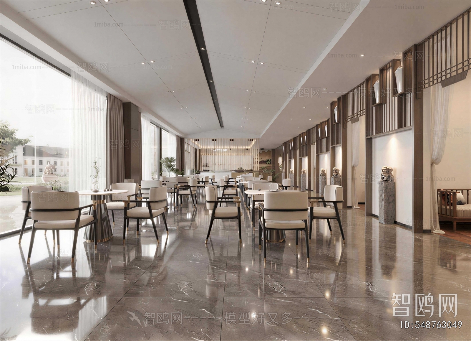 New Chinese Style Lobby Hall