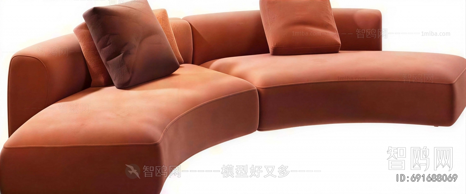 Modern Curved Sofa