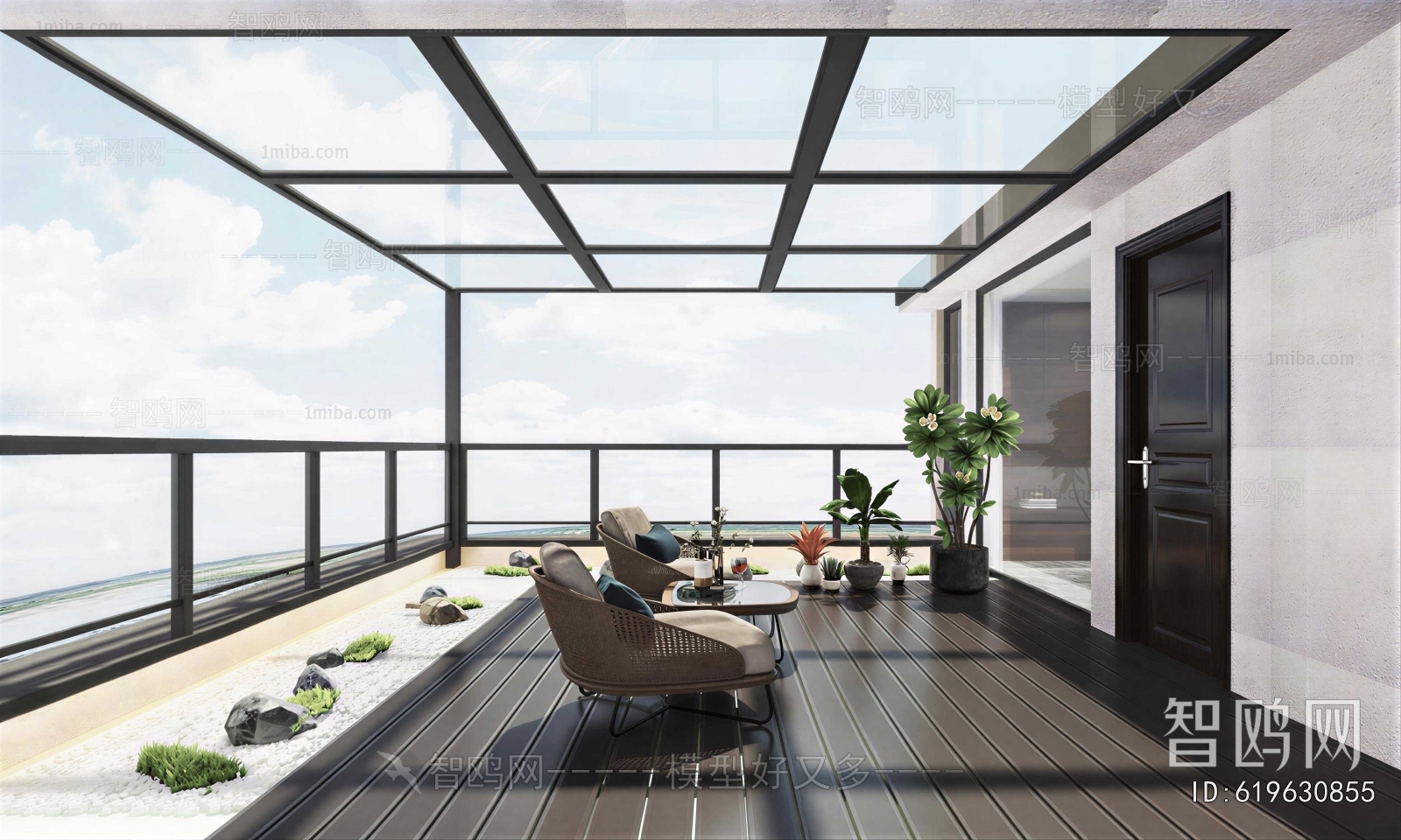 Modern Glass Sun Room