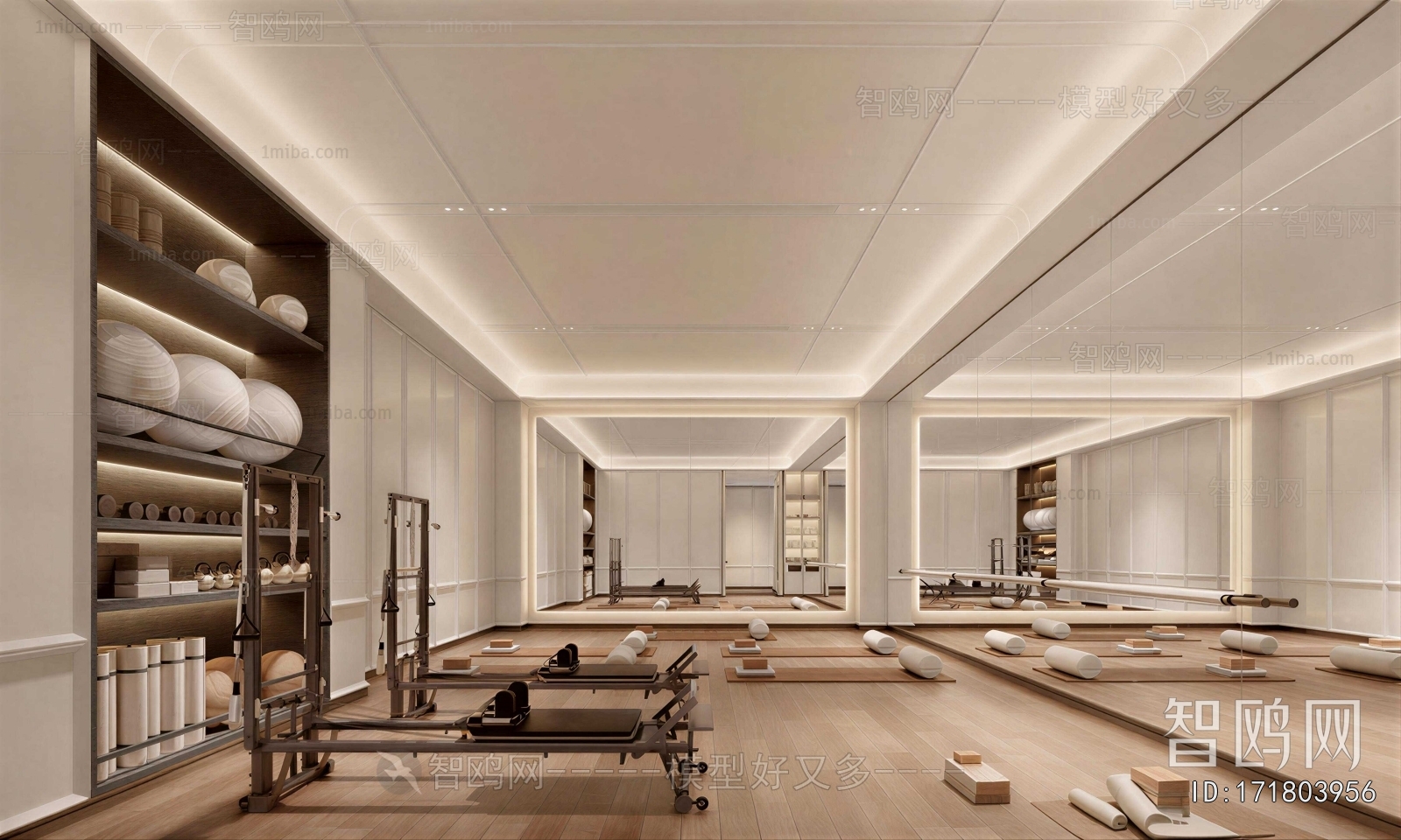 Modern Yoga Room