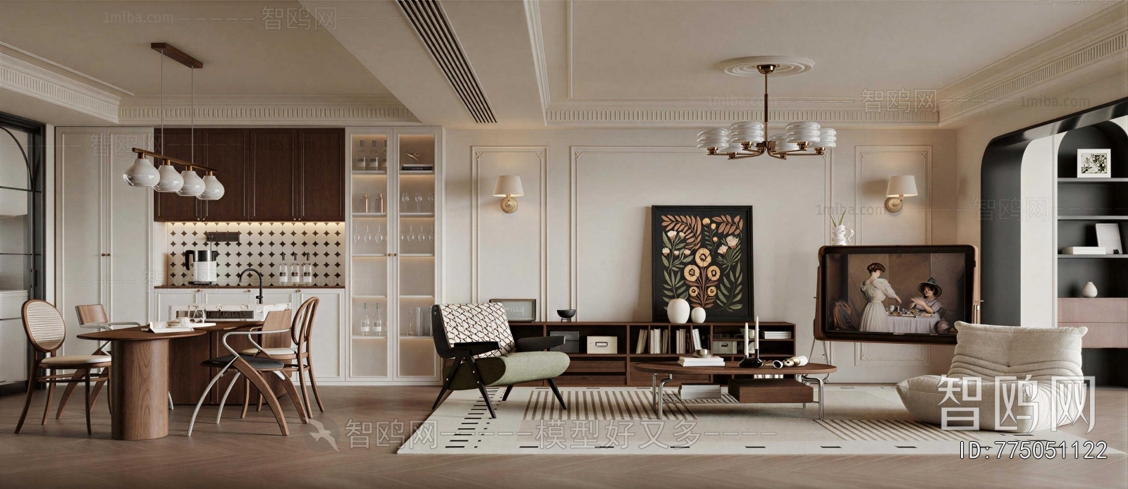 French Style A Living Room