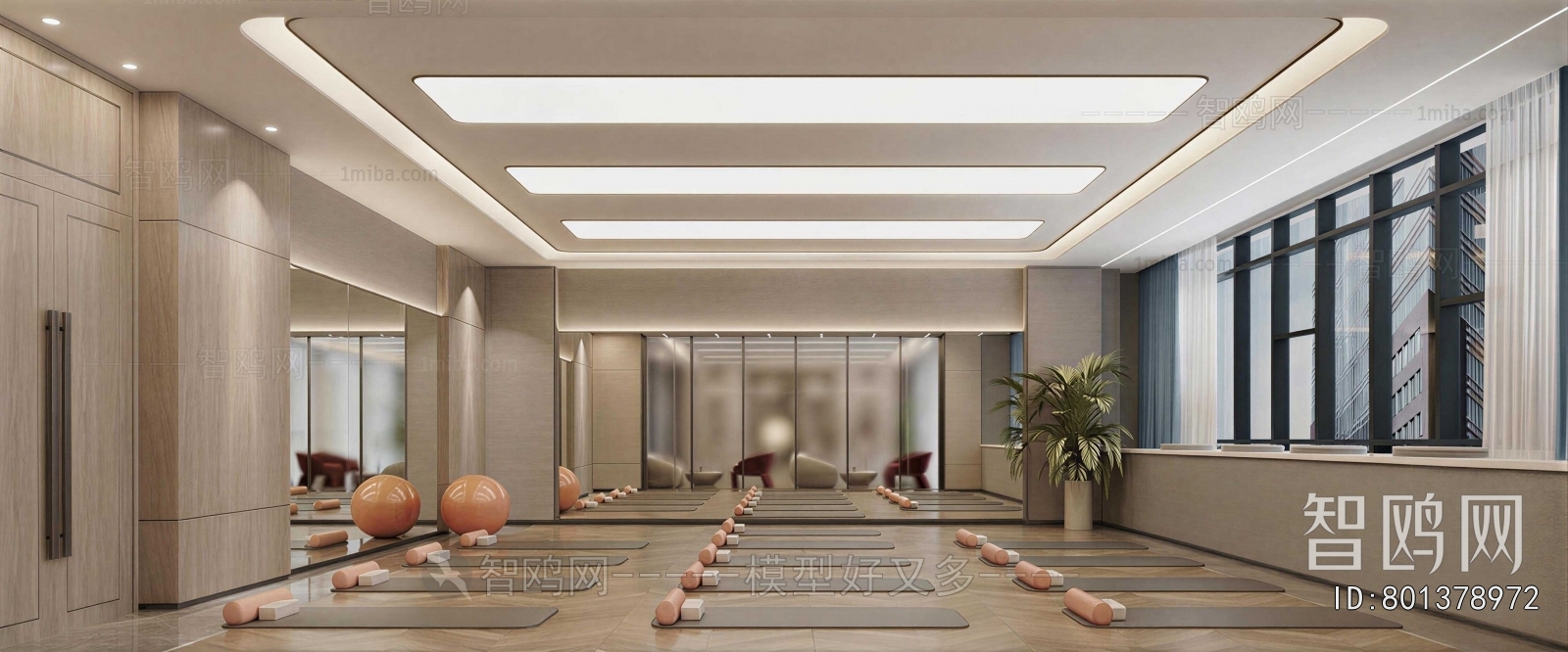 Modern Yoga Room