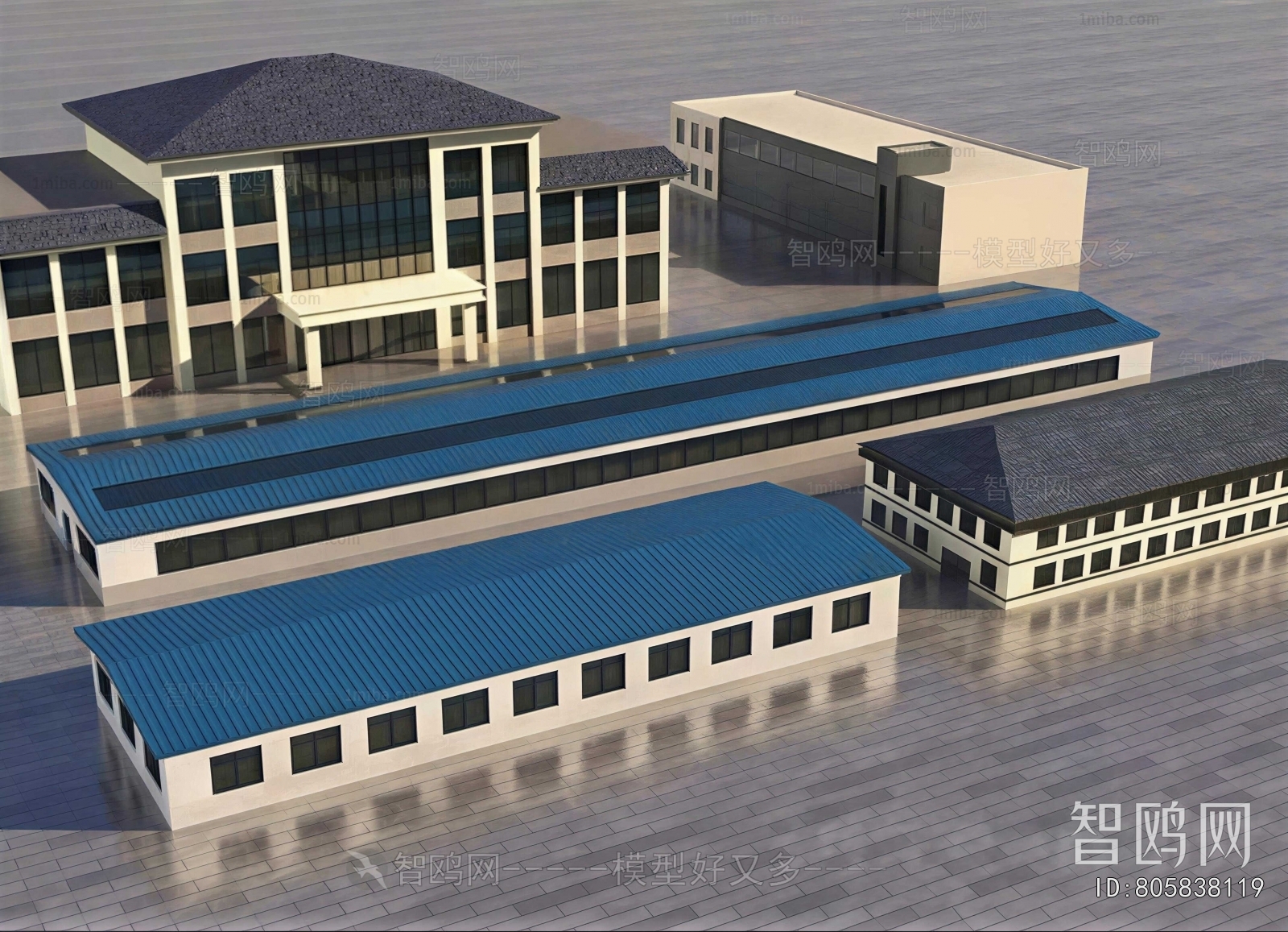 New Chinese Style Industrial Building
