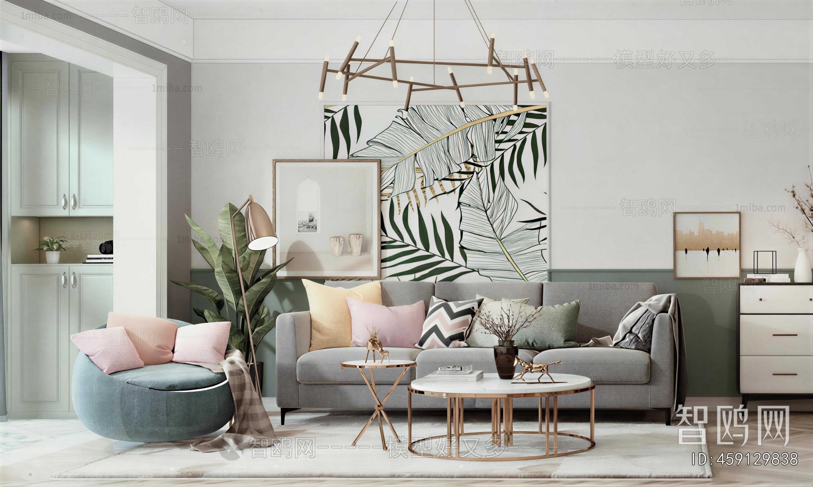 Nordic Style A Living Room