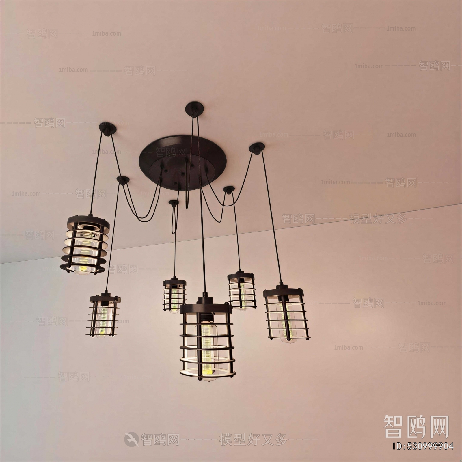 Industrial Style Ceiling Ceiling Lamp