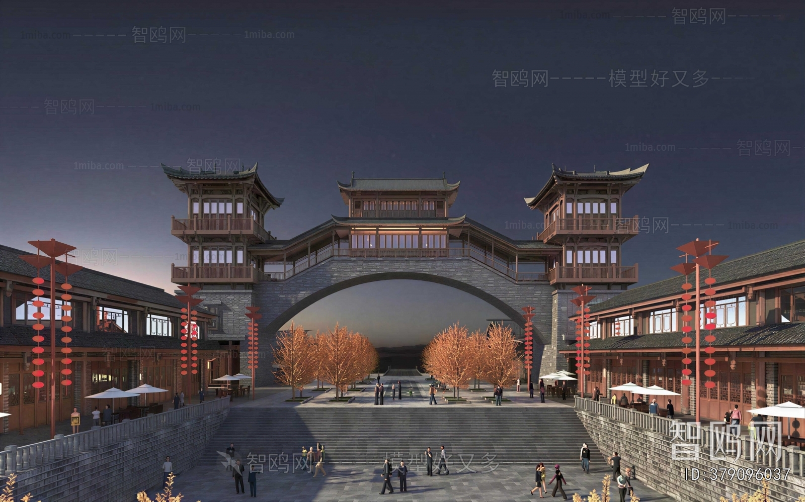 Chinese Style Commercial Street