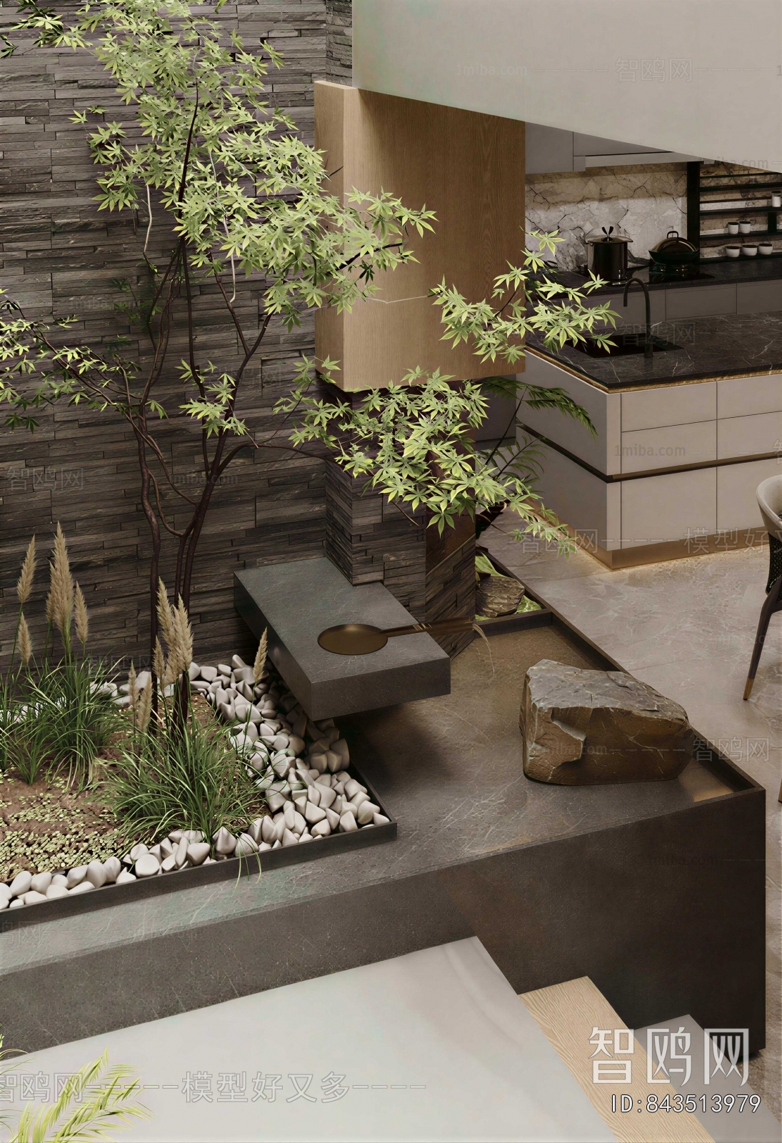 New Chinese Style Plant Landscaping