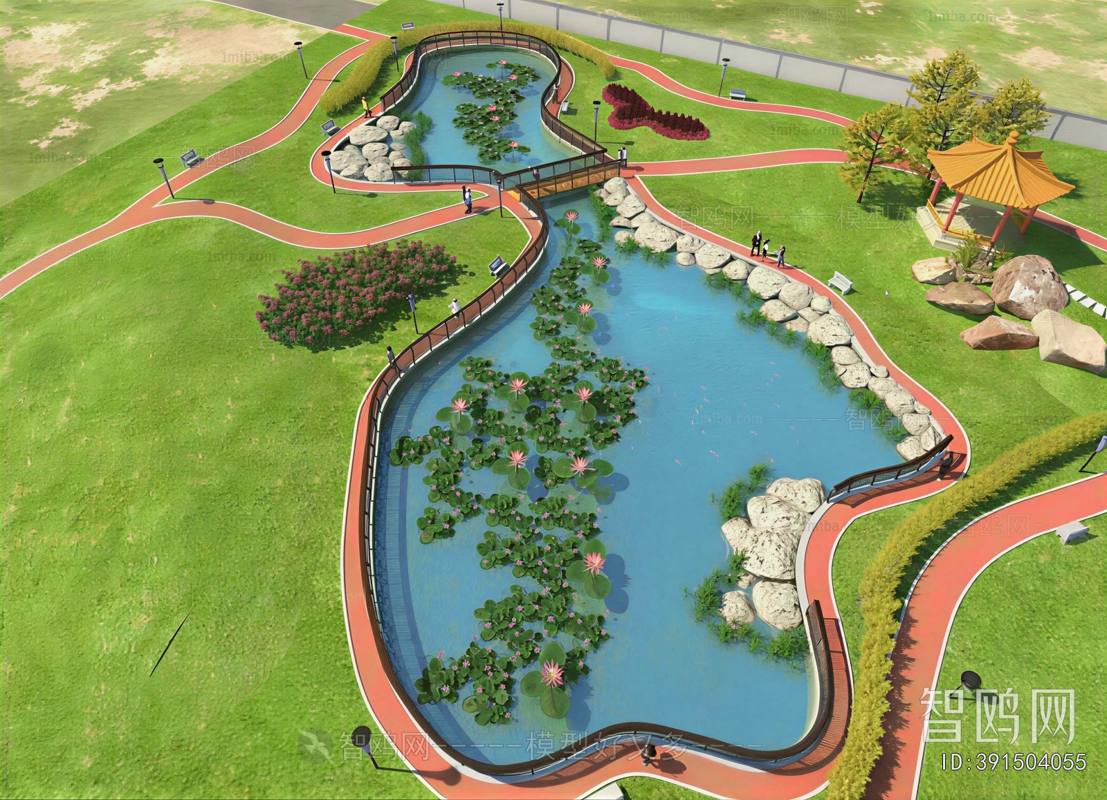 Chinese Style Architectural Bird's-eye View Planning
