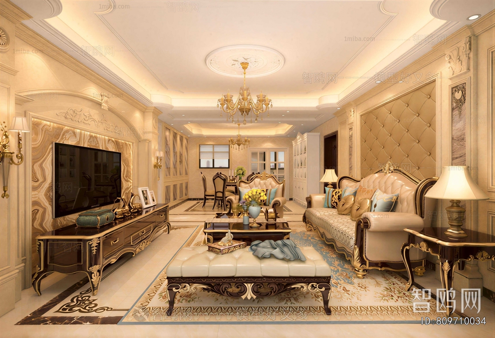 European Style A Living Room