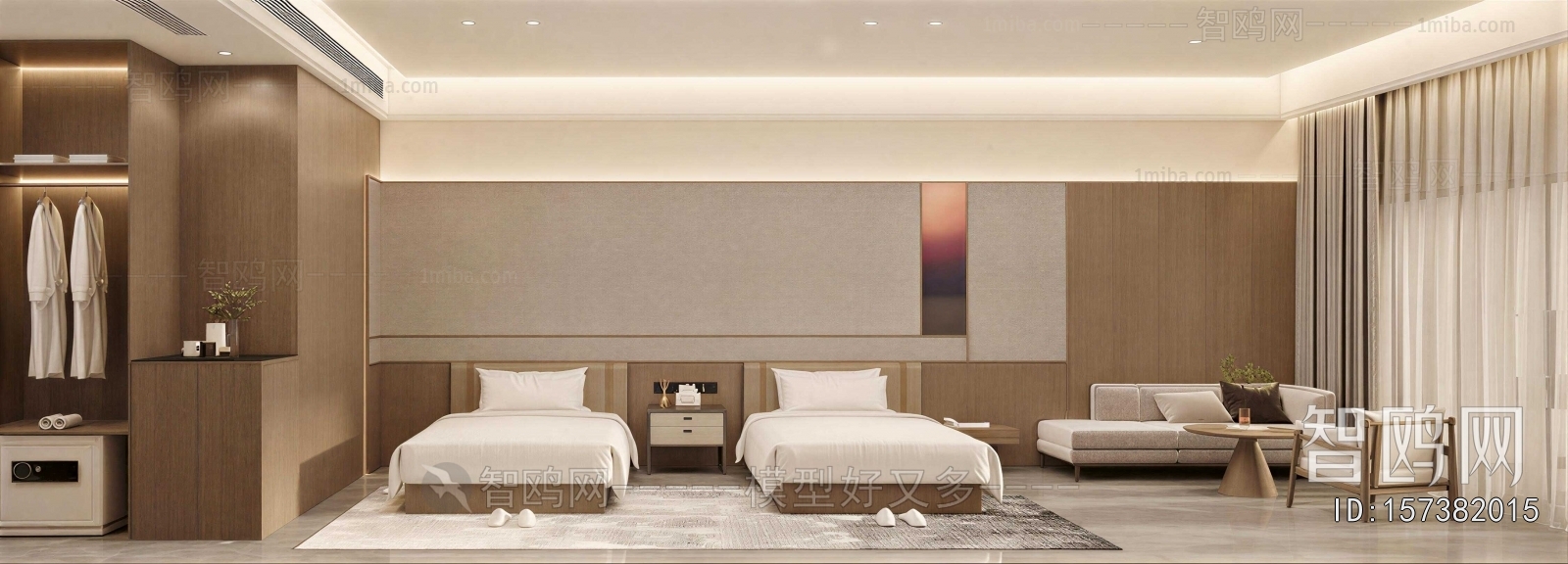 Modern Guest Room