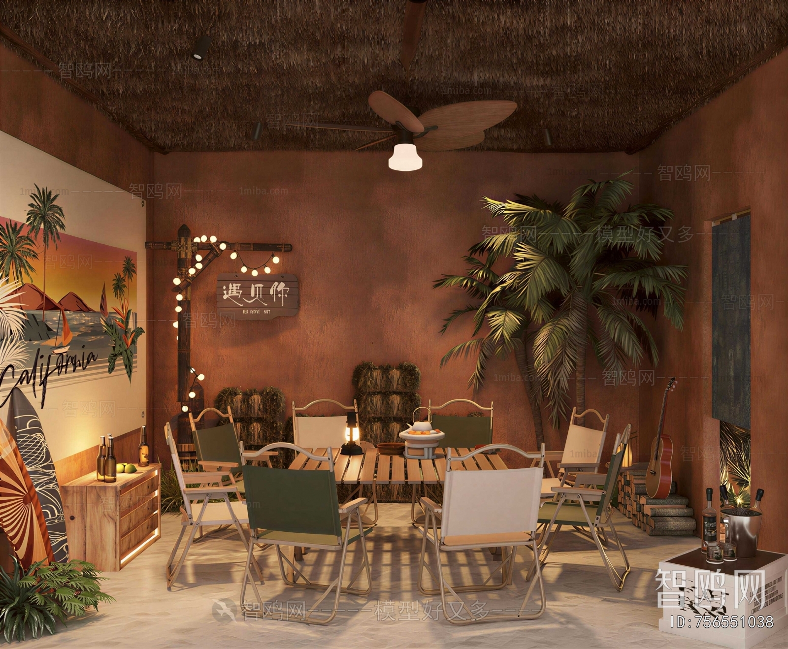 Wabi-sabi Style Restaurant