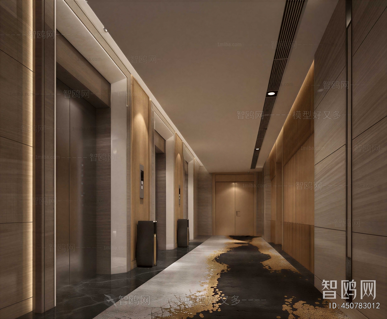 Modern Elevator Hall