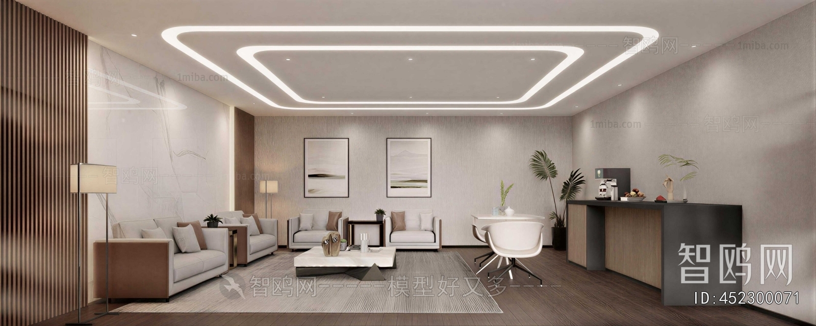 New Chinese Style Reception Room