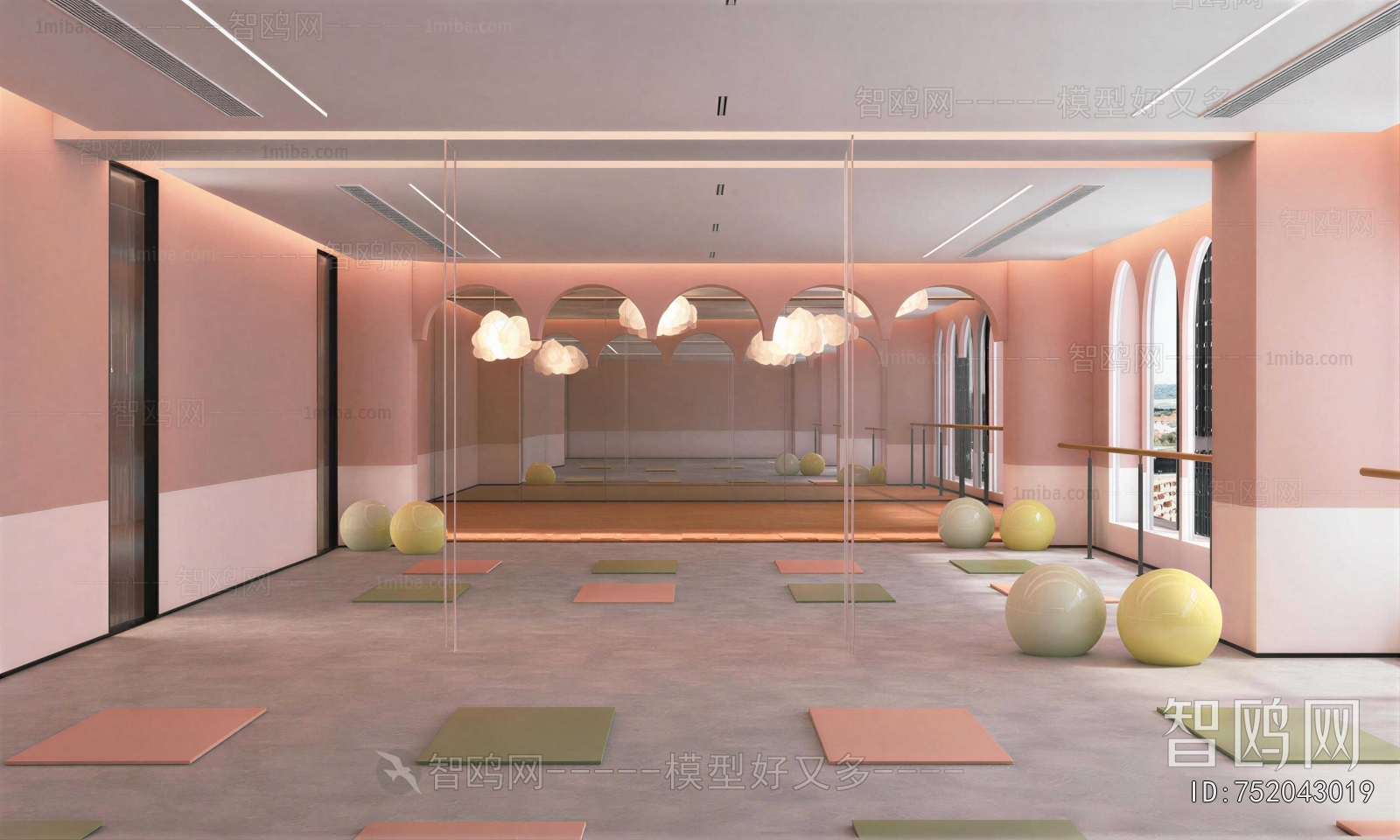 Modern Yoga Room