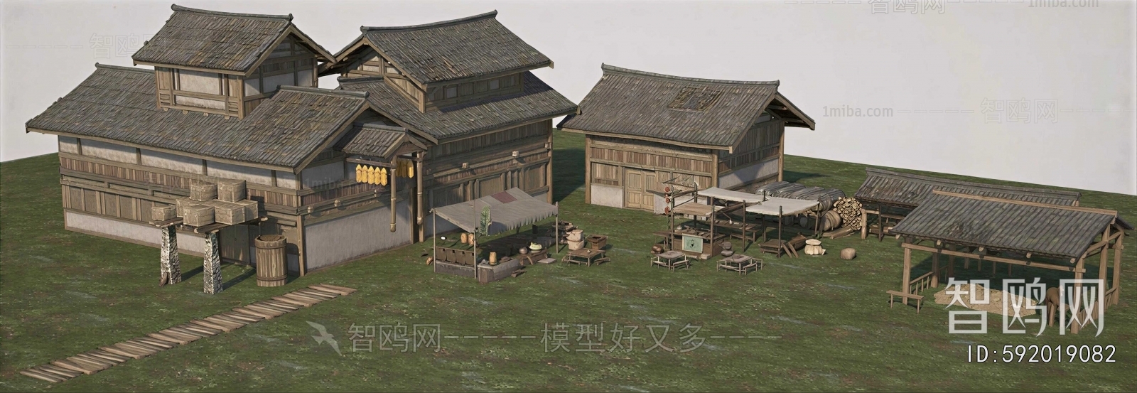 Chinese Style Appearance Of Commercial Building