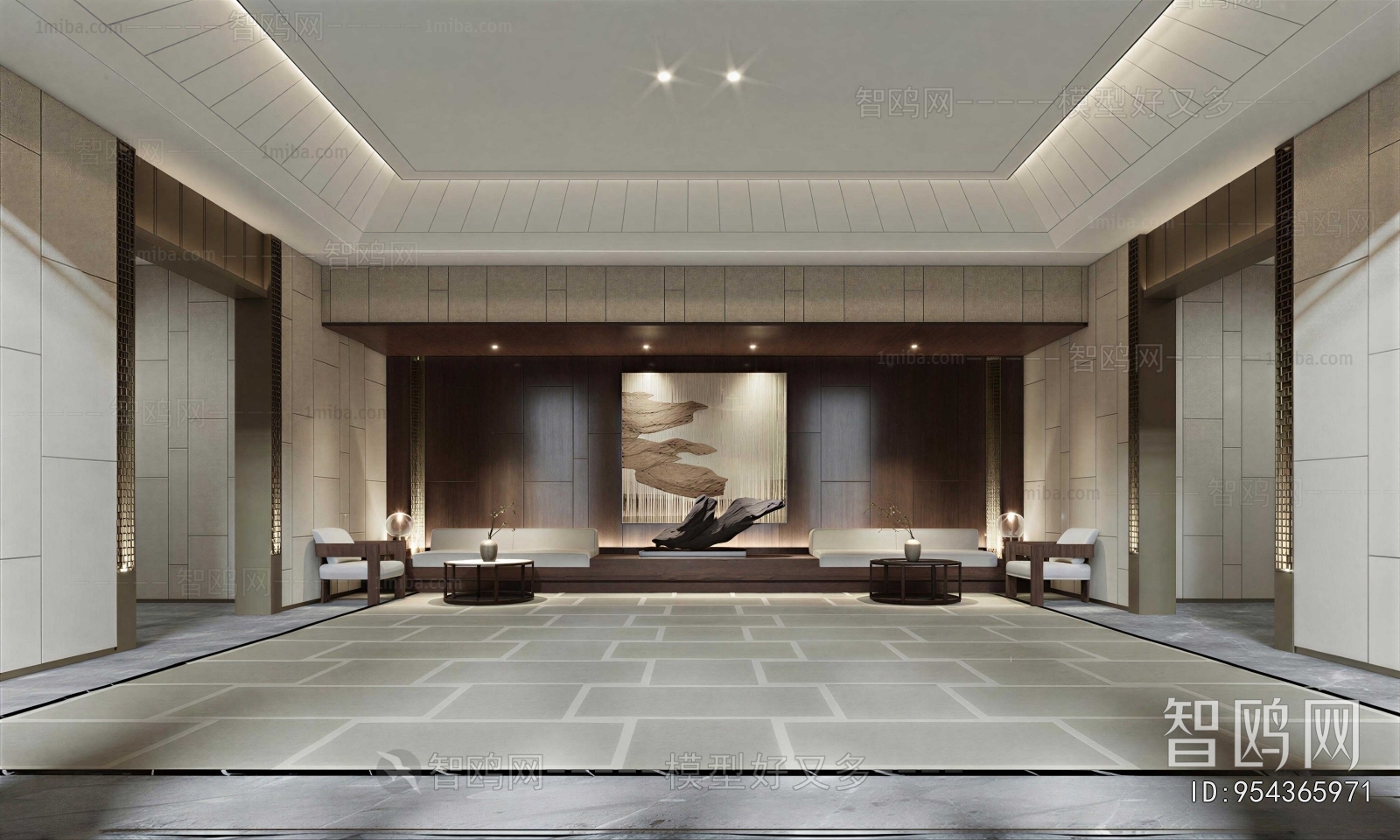New Chinese Style Lobby Hall