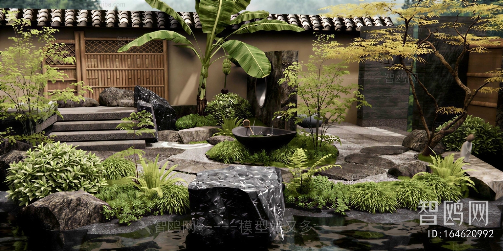 Japanese Style Courtyard/landscape