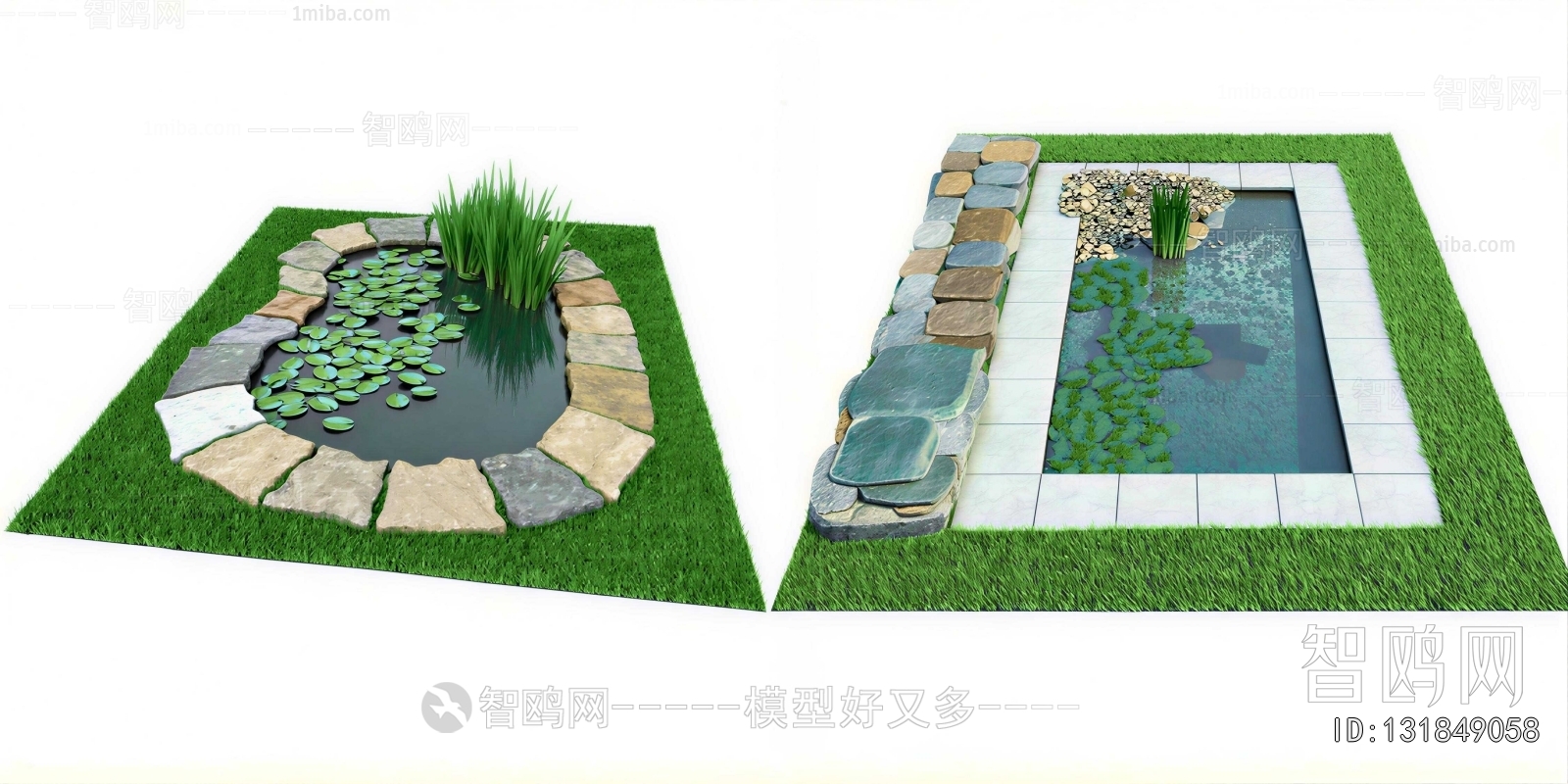 Modern Rockery Waterscape