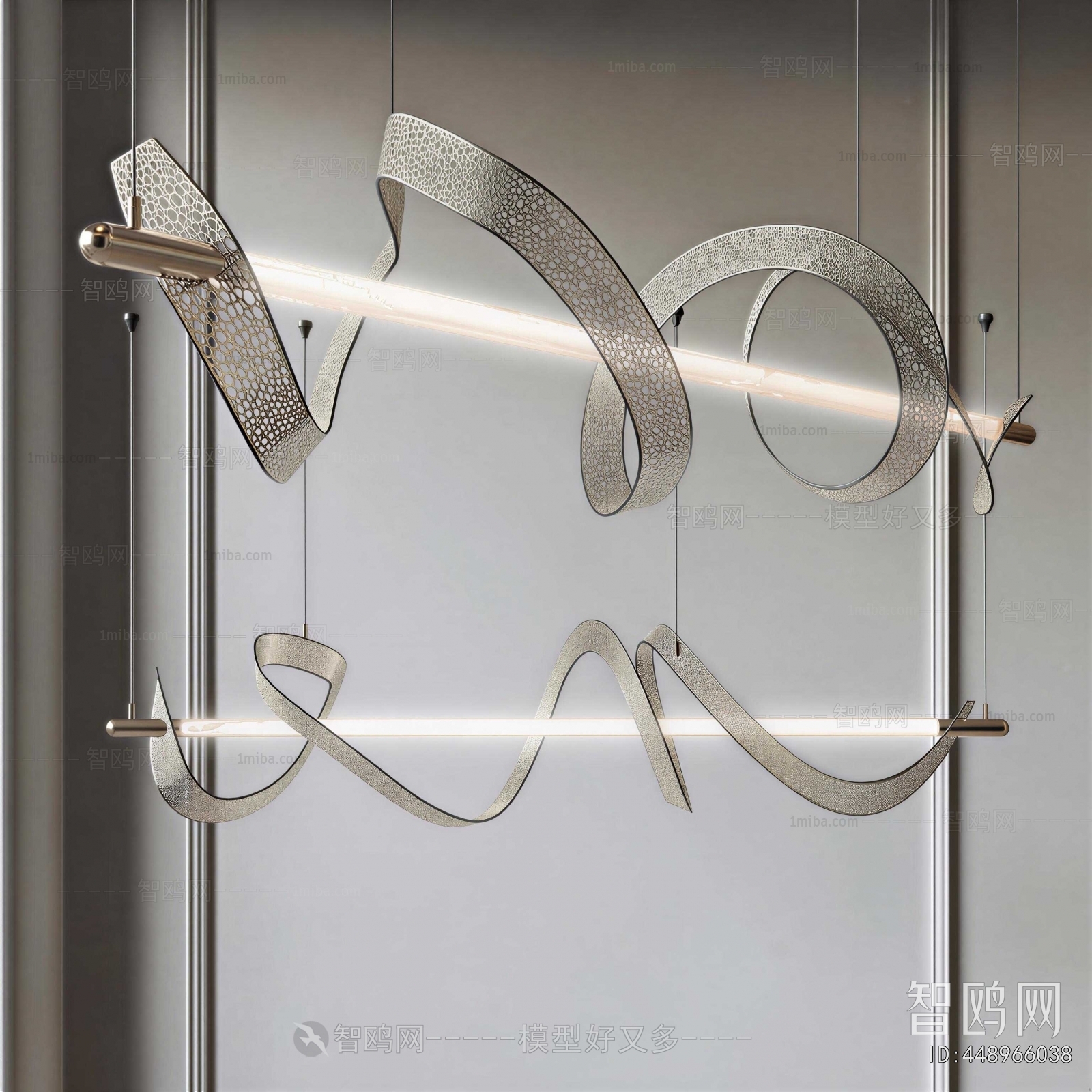 Modern Long Chandelier