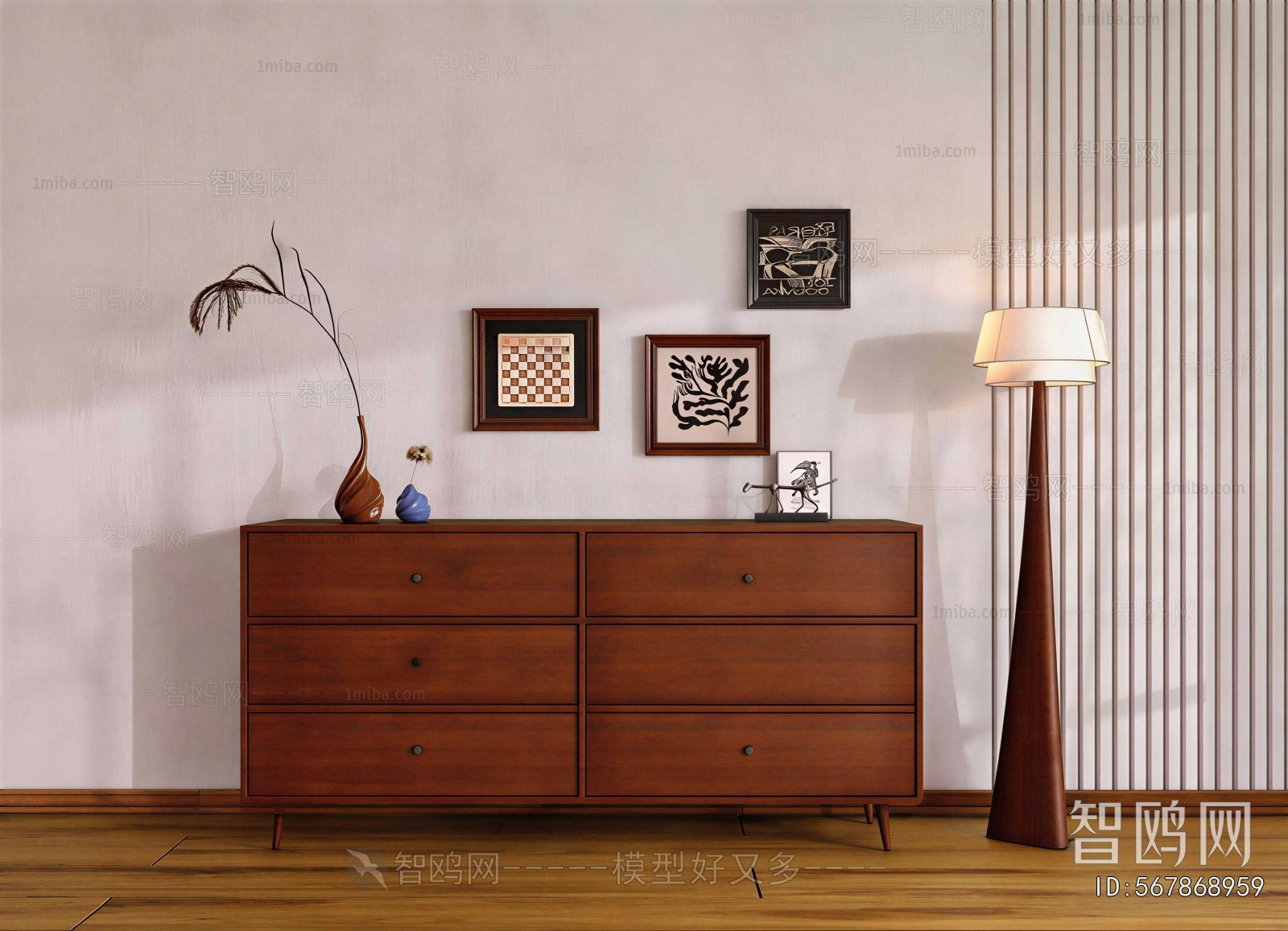 Wabi-sabi Style Chest Of Drawers