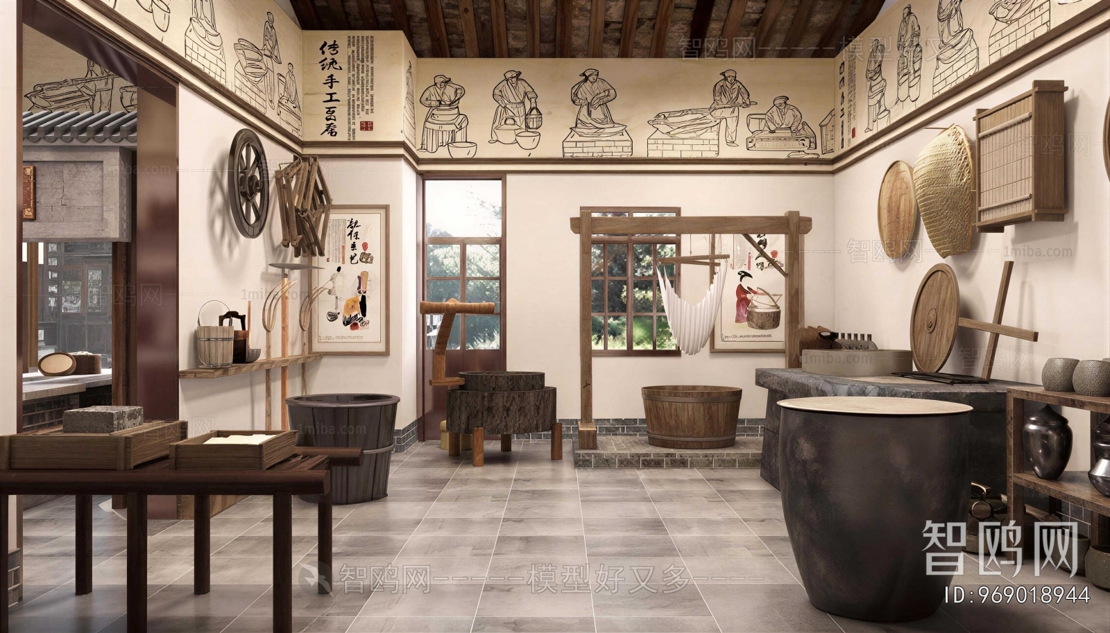 New Chinese Style Exhibition Hall