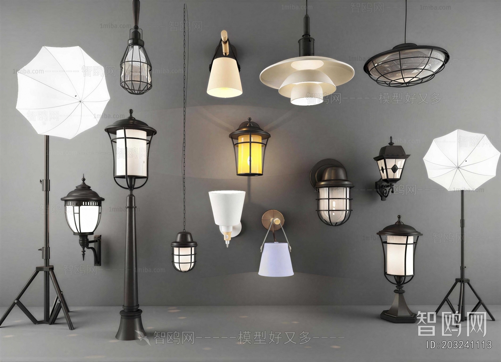 Industrial Style Wall Lamp