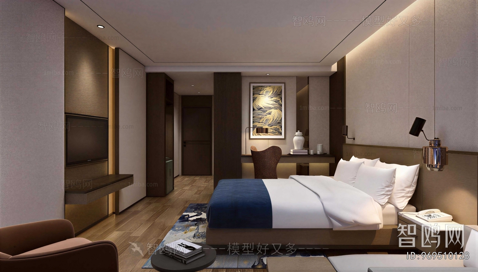 Modern Guest Room