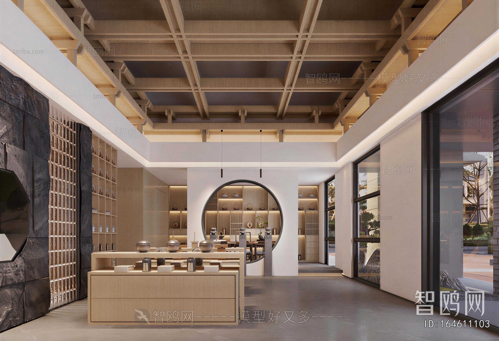 New Chinese Style Exhibition Hall