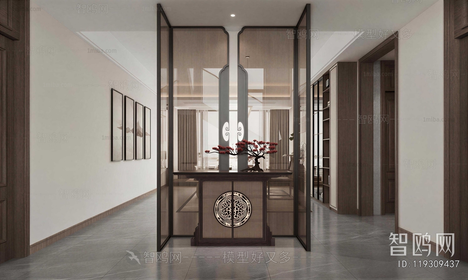 New Chinese Style Hallway