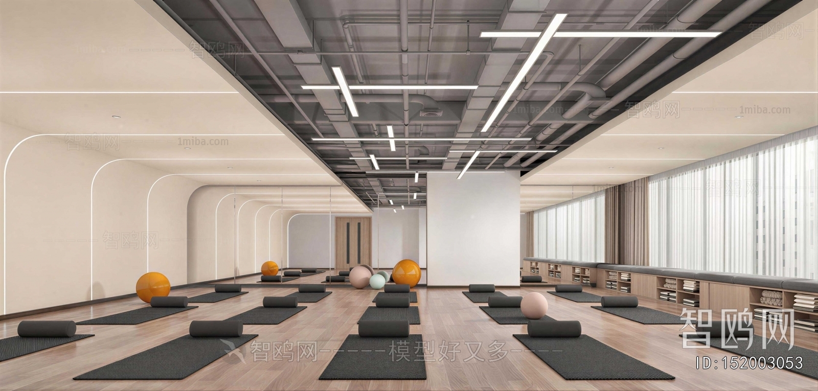 Modern Yoga Room