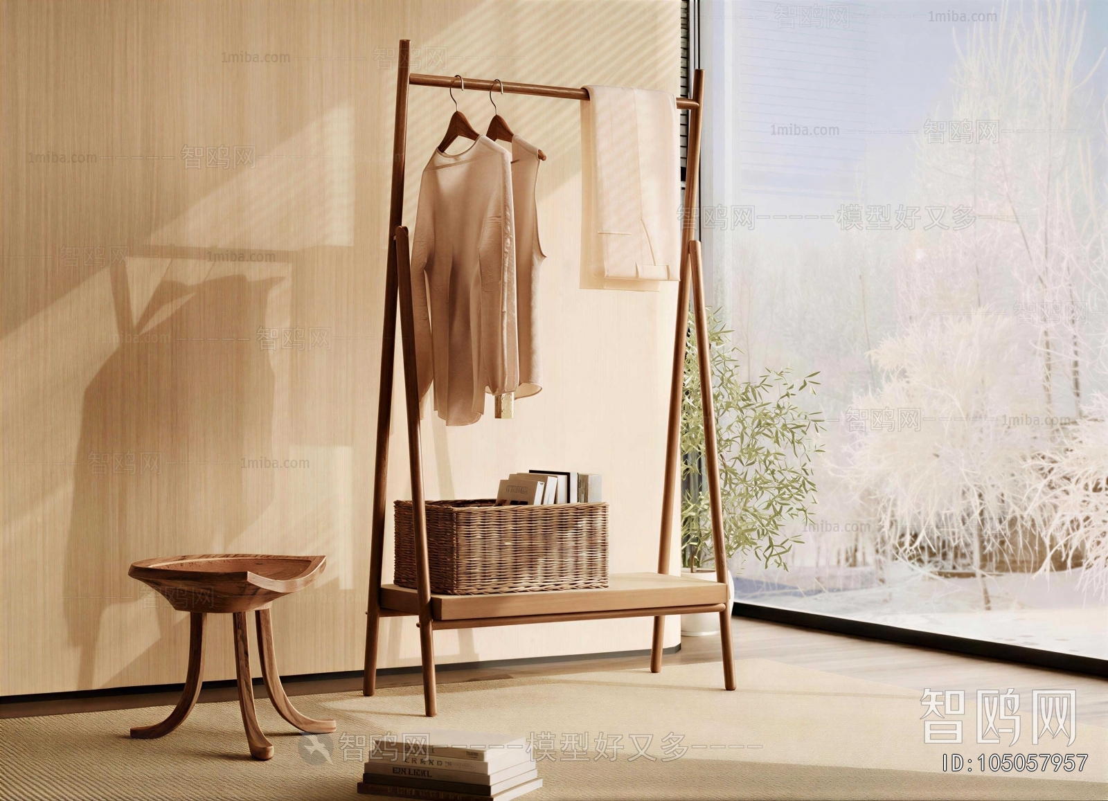 Japanese Style Coat Hanger