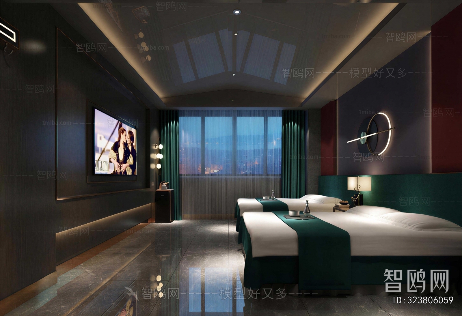 Modern Guest Room