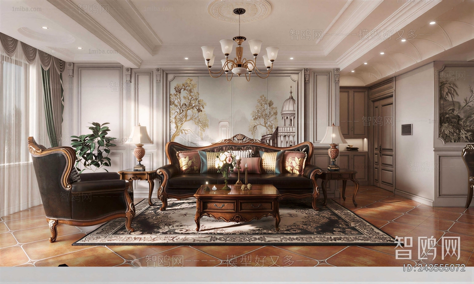 American Style A Living Room